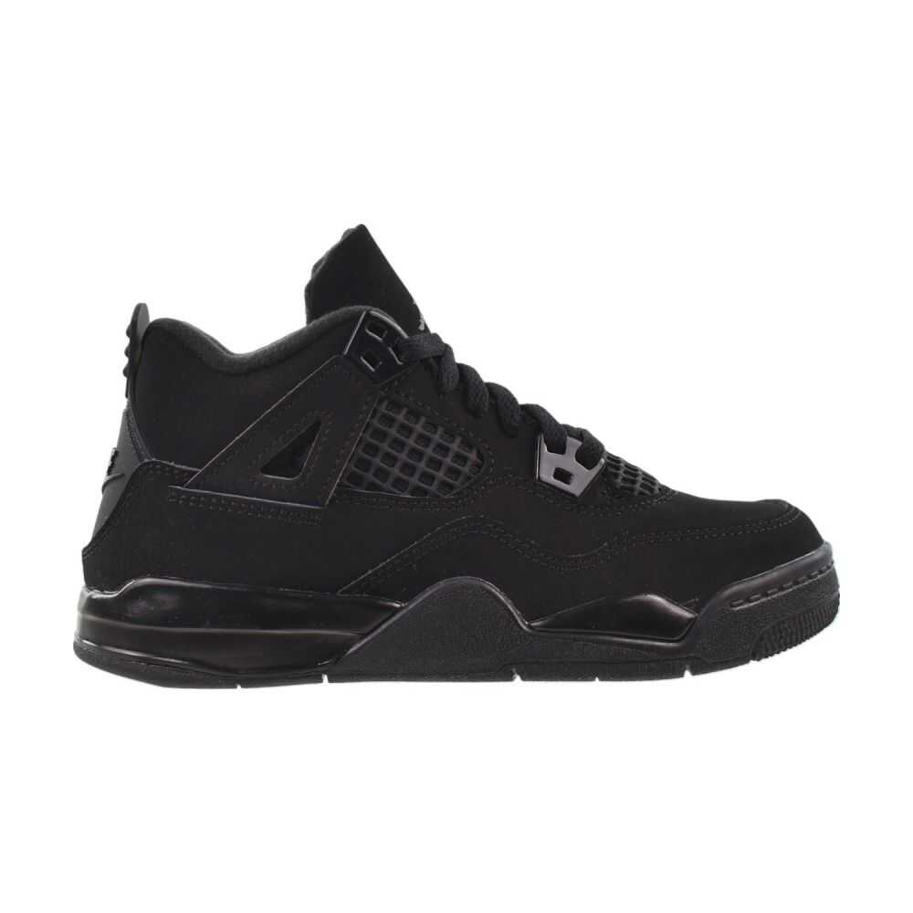 Jordan 4 Retro "Black Cat" Little Kids' Shoes Black-Graphite ib4388-010