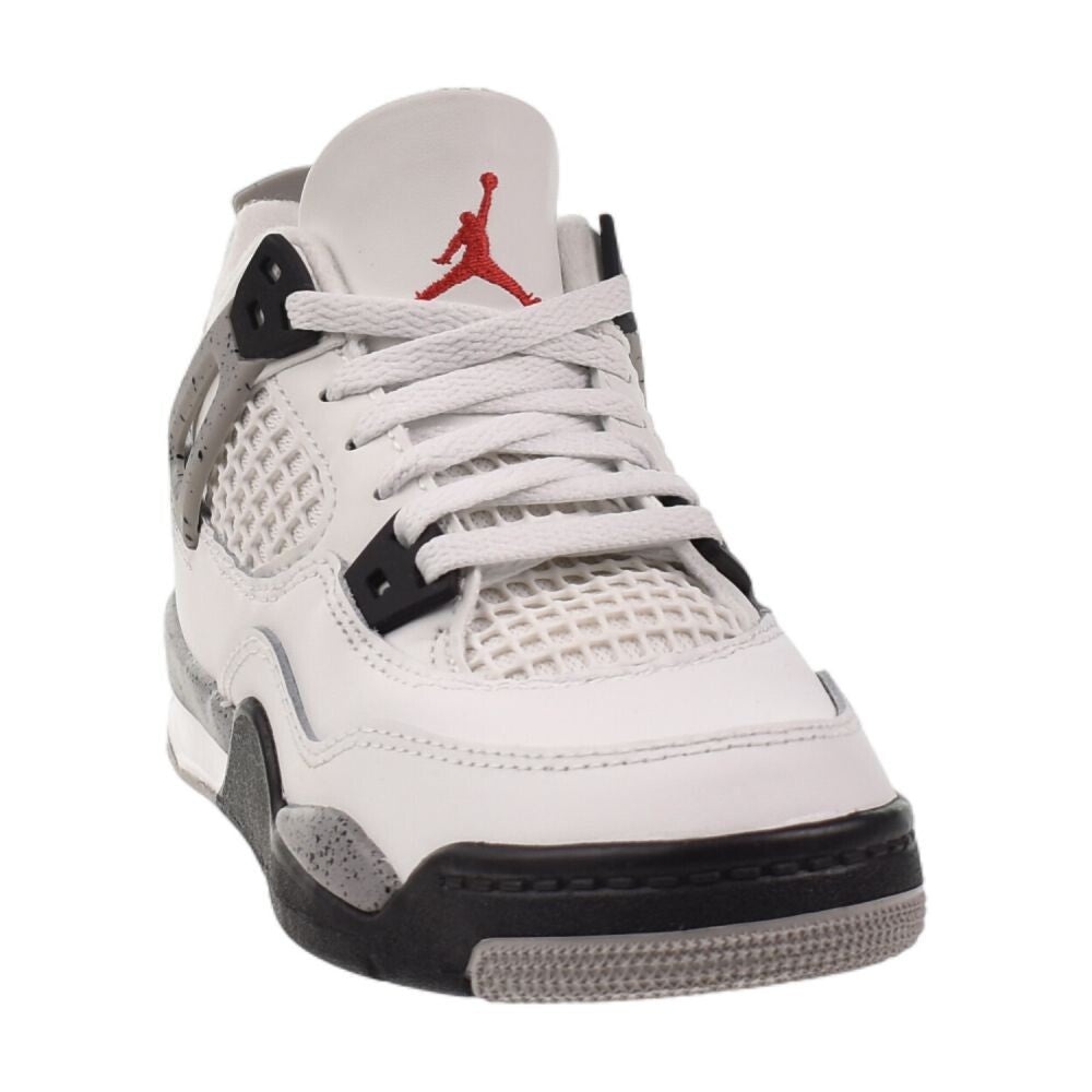 Jordan 4 Retro OG (PS) "White Cement" Little Kids' Shoes White ib4388-100