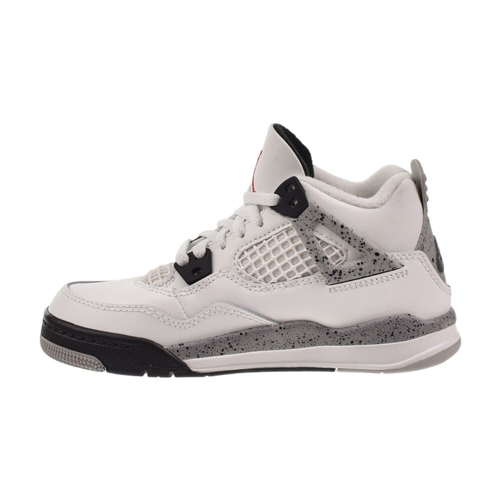 Jordan 4 Retro OG (PS) "White Cement" Little Kids' Shoes White ib4388-100