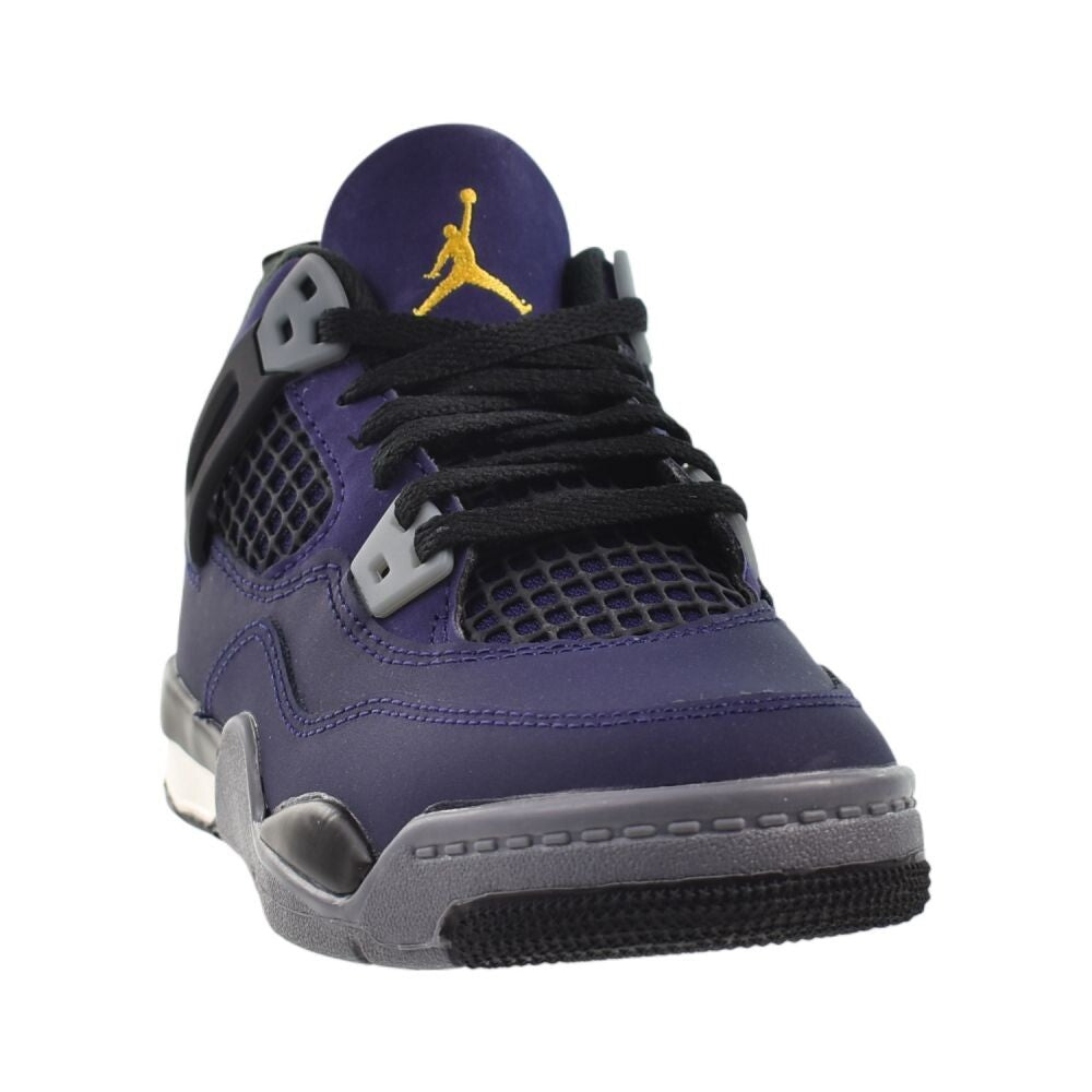 Jordan 4 Retro OG (PS) "Lakers" Little Kids' Shoes Imperial Purple ib4388-500