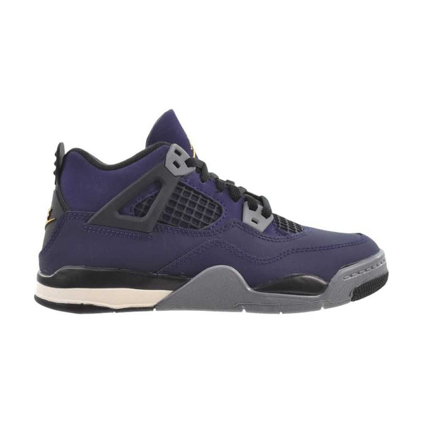 Jordan 4 Retro OG (PS) "Lakers" Little Kids' Shoes Imperial Purple ib4388-500
