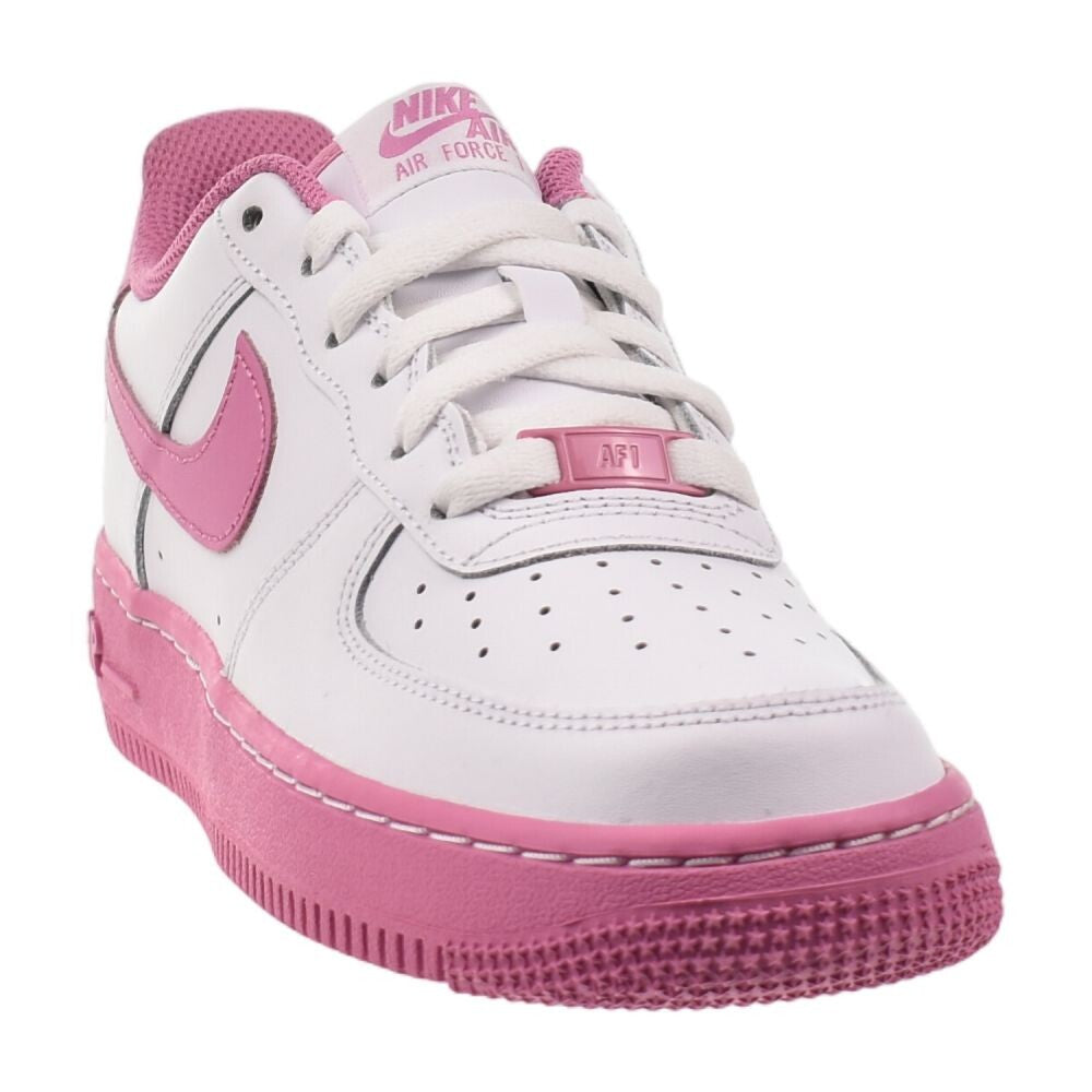 Nike Air Force 1 BG (GS) Big Kids' Shoes White/Magic Flamingo ib4411-100