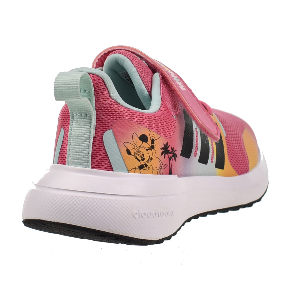 "Adidas Fortarun x Disney C Little Kids' Shoes Pink Fusion-Core Black
