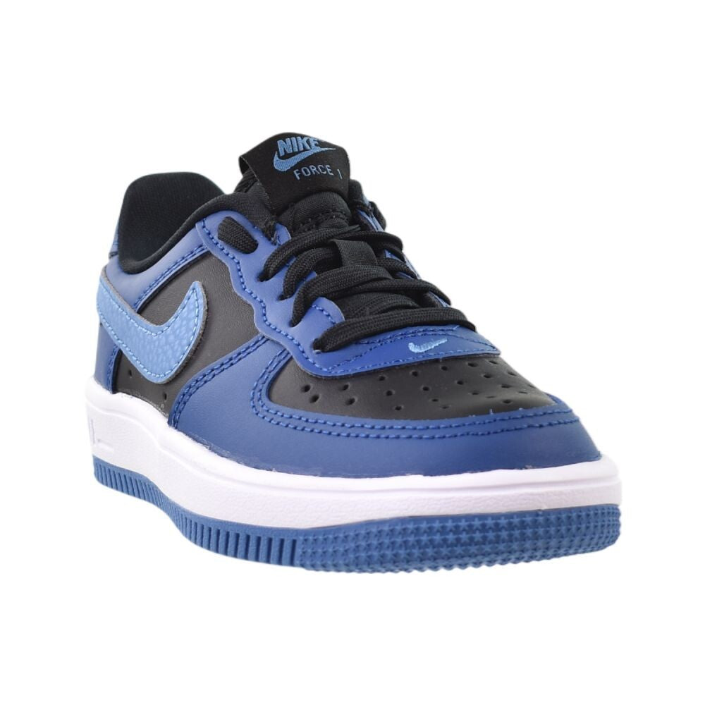Nike Force 1 Low Lace (PS) Little Kids' Shoes Black/Dutch Blue if1673-012