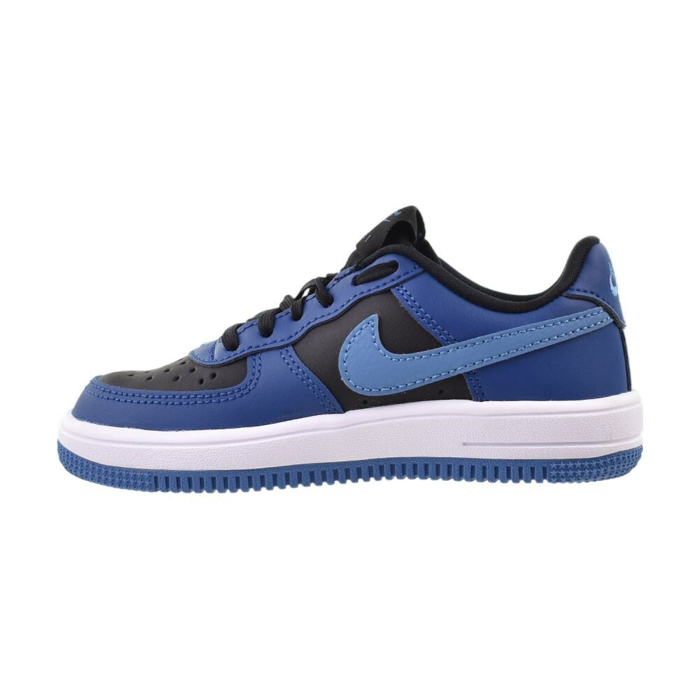 Nike Force 1 Low Lace (PS) Little Kids' Shoes Black/Dutch Blue if1673-012