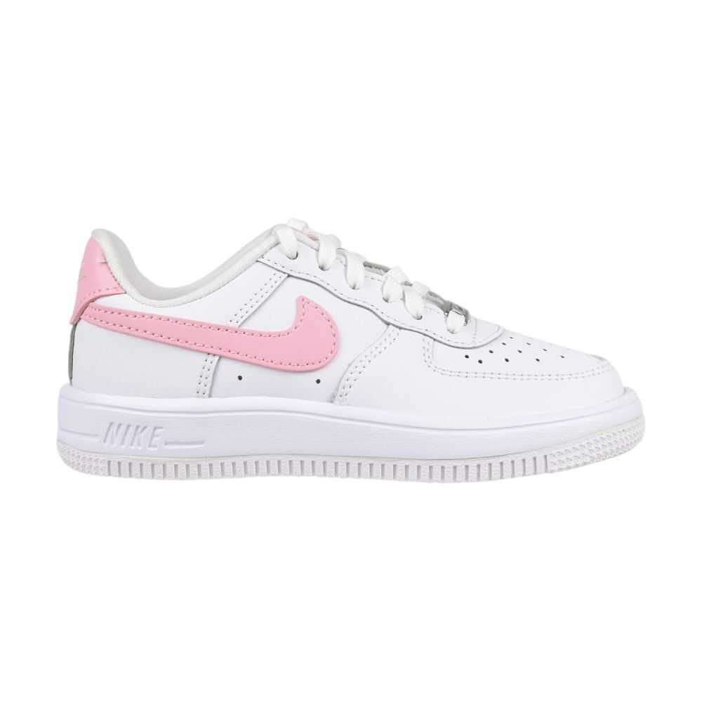 Nike Force 1 Low Lace Little Kids' Shoes White/Med Soft Pink if1673-104