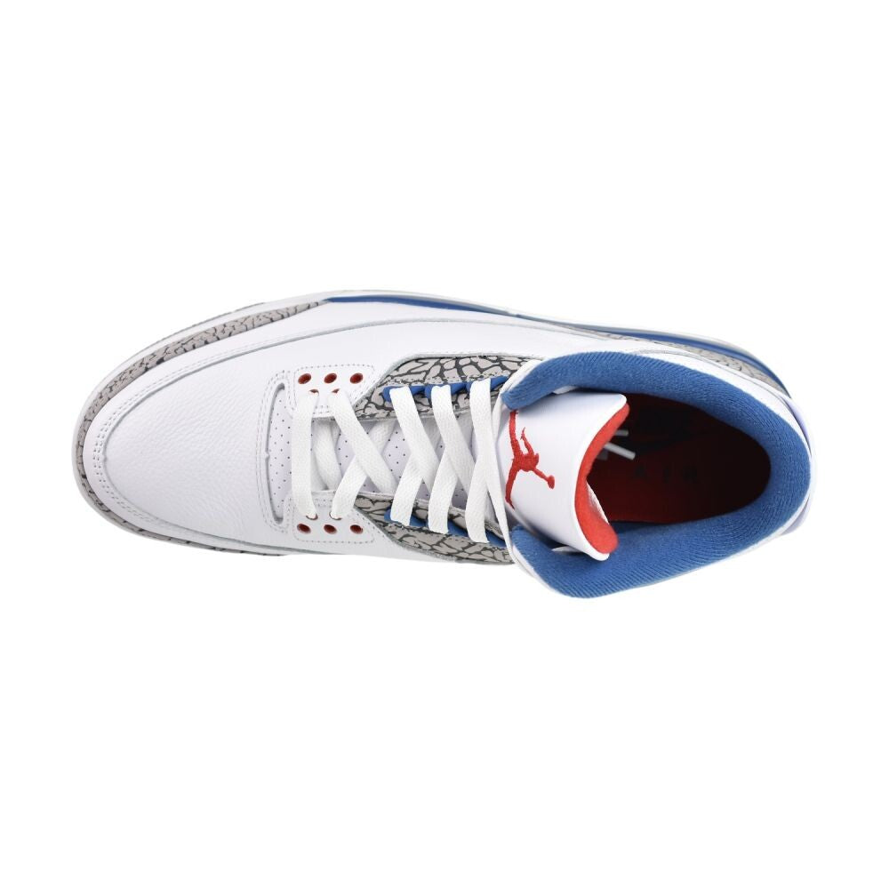 Jordan 3 Retro OG Men's Shoes White/Fire Red-True Blue if4396-104