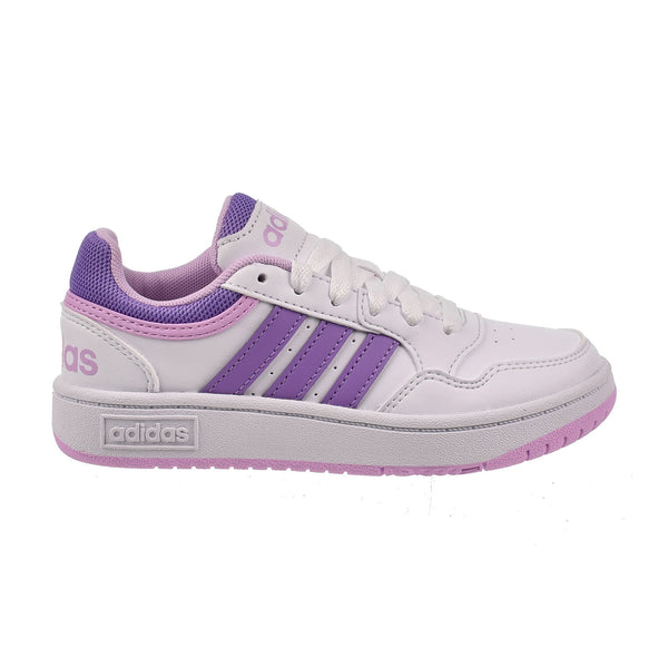 Adidas Hoops 3.0 C Little Kids' Shoes White-Purple
