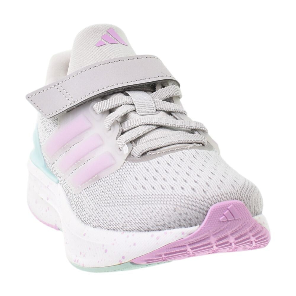 Adidas Ultrarun 5 EL C Little Kids' Shoes Grey/Bliss Lilac ih1525