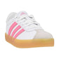 Adidas VL Court 3.0 Little Kids' Shoes White/Pink/Gum ih3483