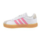 Adidas VL Court 3.0 Little Kids' Shoes White/Pink/Gum ih3483