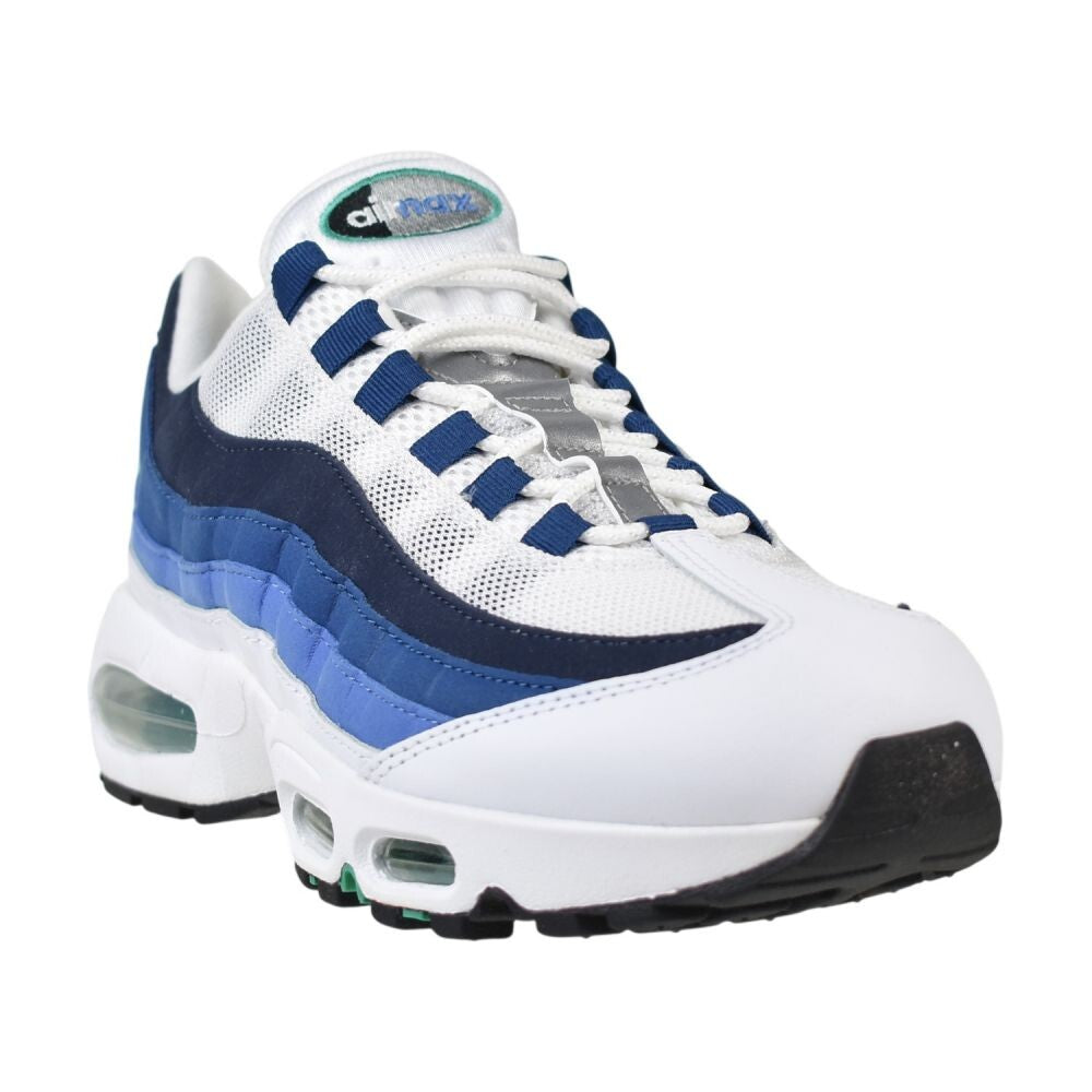 Nike Air Max 95 Big Bubble Men's Shoes White/Emerald Green-Blue ih7855-100