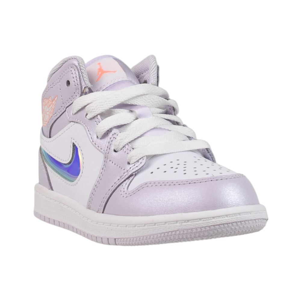 Jordan 1 Mid SE (PS) Little Kids' Shoes Barely Grape/Atomic Pink im4420-500
