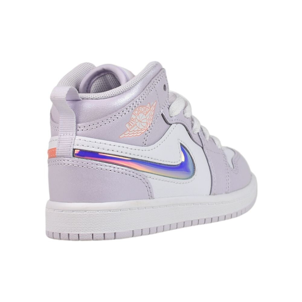 Jordan 1 Mid SE (PS) Little Kids' Shoes Barely Grape/Atomic Pink im4420-500