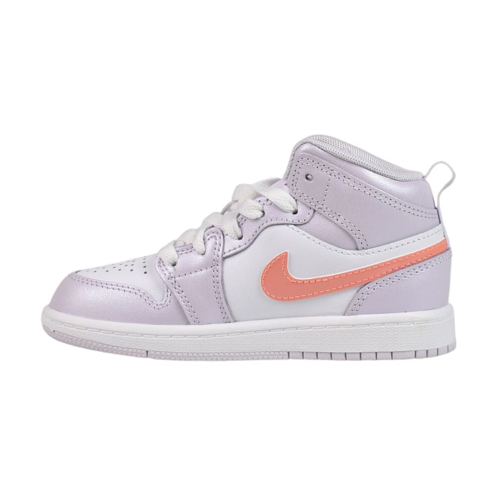 Jordan 1 Mid SE (PS) Little Kids' Shoes Barely Grape/Atomic Pink im4420-500