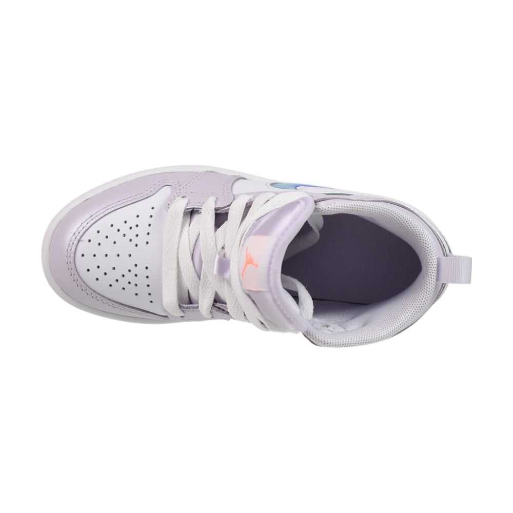 Jordan 1 Mid SE (PS) Little Kids' Shoes Barely Grape/Atomic Pink im4420-500