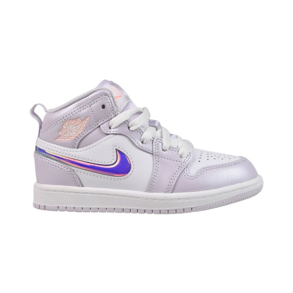 Jordan 1 Mid SE (PS) Little Kids' Shoes Barely Grape/Atomic Pink im4420-500
