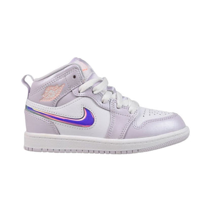 Jordan 1 Mid SE (PS) Little Kids' Shoes Barely Grape/Atomic Pink im4420-500