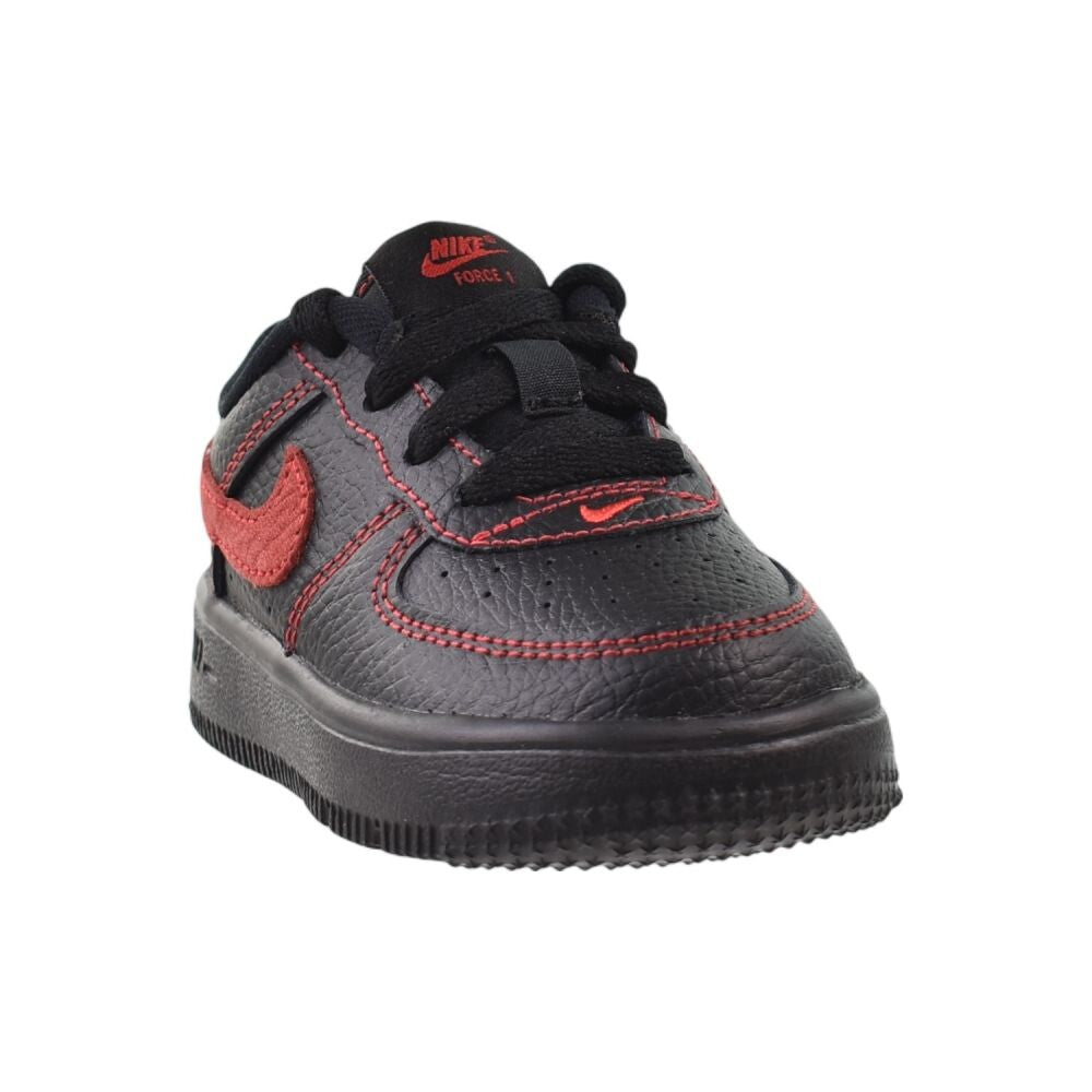 Nike Force 1 Low LV8 3 Lace (TD) Toddlers' Shoes Black/Red im7995-001