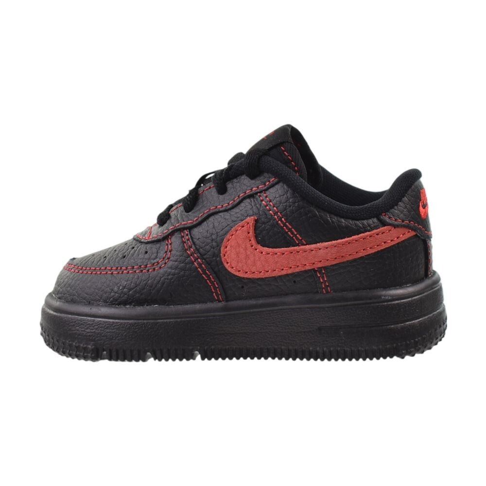 Nike Force 1 Low LV8 3 Lace (TD) Toddlers' Shoes Black/Red im7995-001