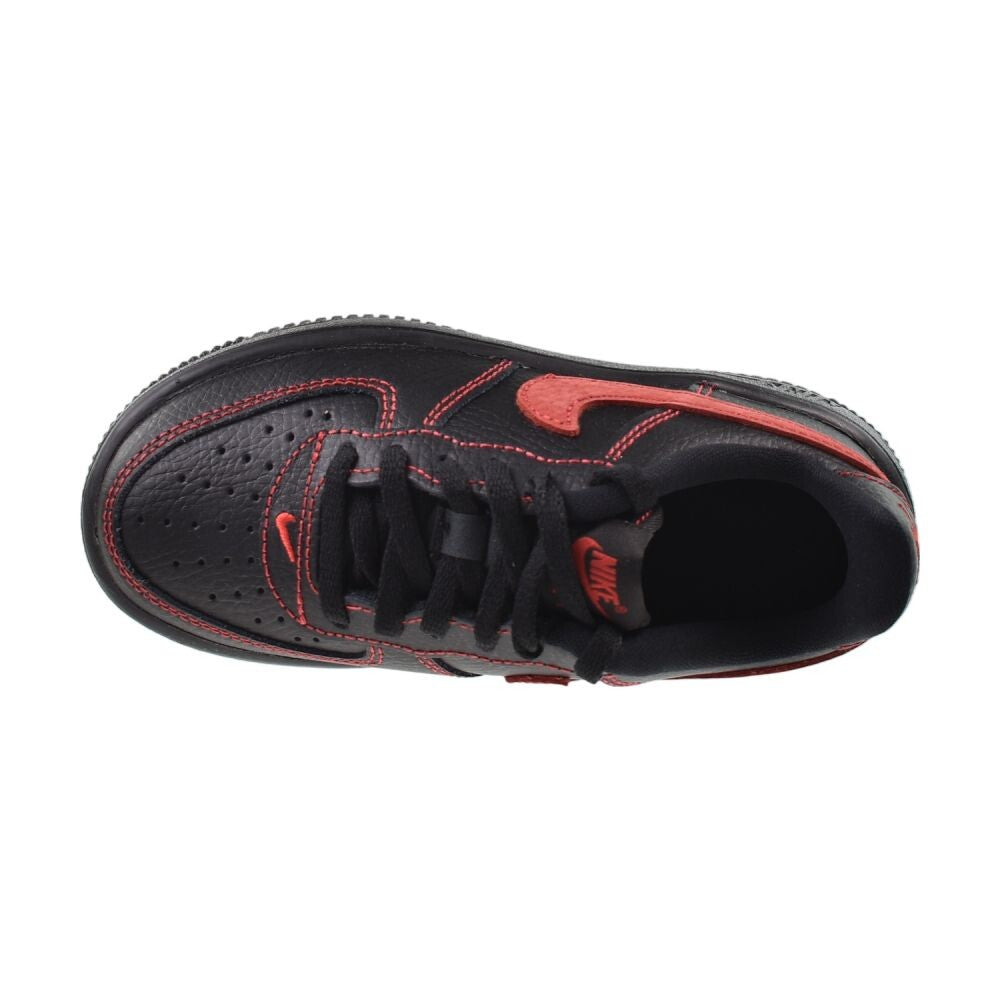 Nike Force 1 Low LV8 3 Lace (PS) Little Kids' Shoes Black/Red im7997-001