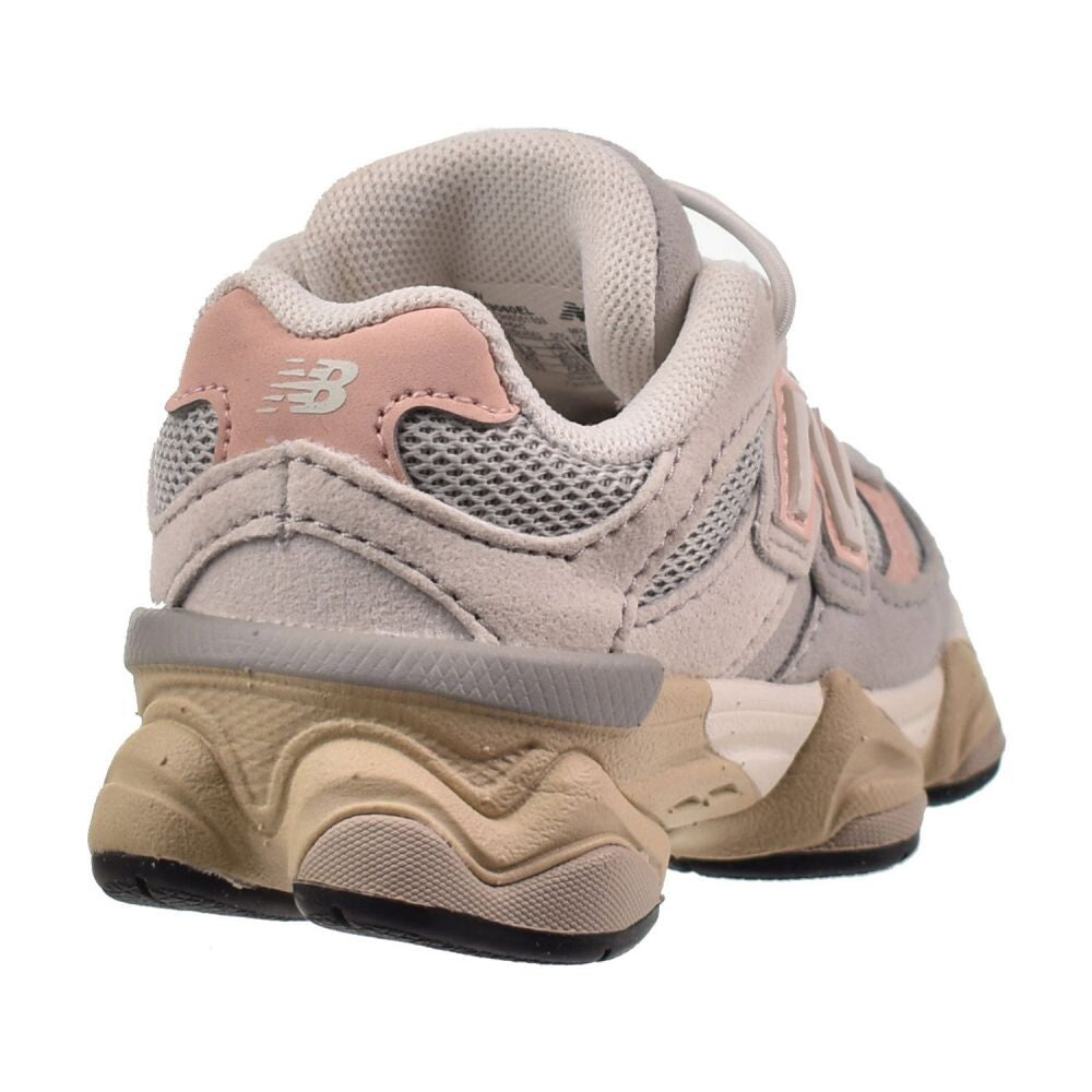 New Balance 9060 (Wide) Toddlers' Shoes Grey/Pink iv9060-el-W