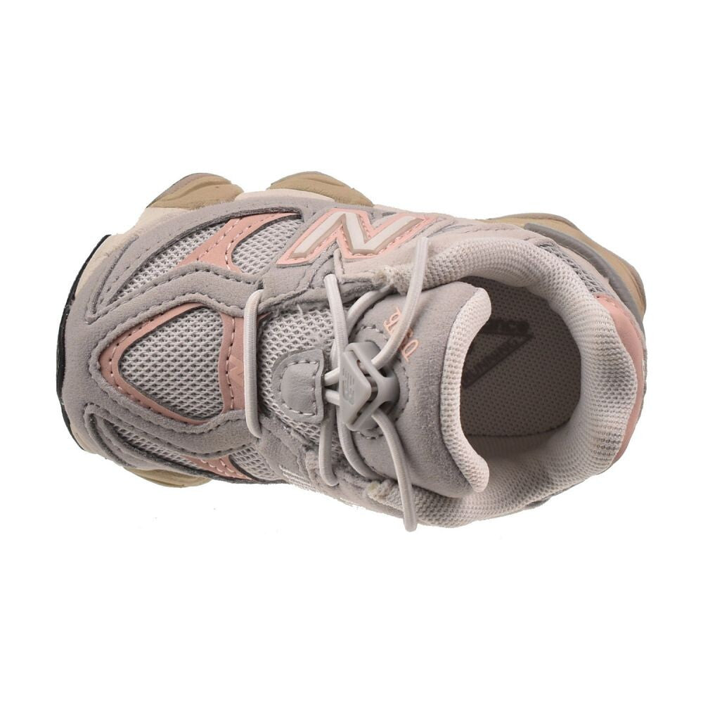 New Balance 9060 (Wide) Toddlers' Shoes Grey/Pink iv9060-el-W
