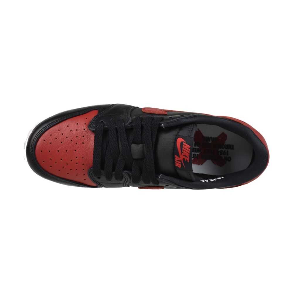 Jordan 1 Retro Low OG (GS) "Banned" Big Kids' Shoes Black-Red iw6277-001