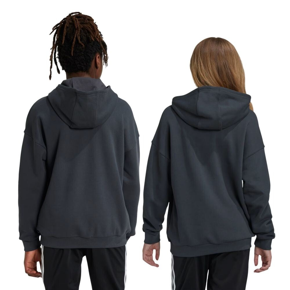 Adidas Trefoil Kids' Hoodie Carbon iy1755-carbon