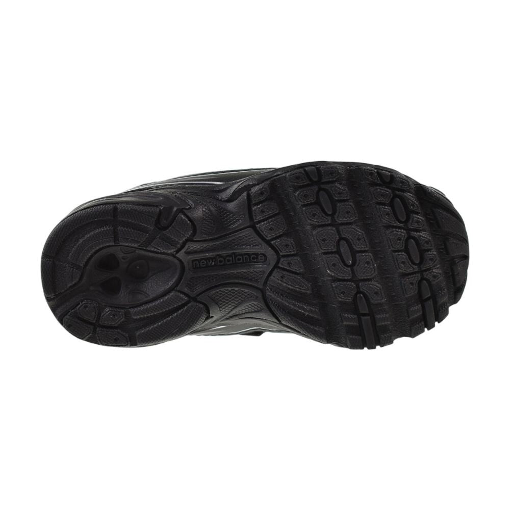 New Balance 740 Bungee Lace Toddlers' Shoes Black/Silver iz740-bm