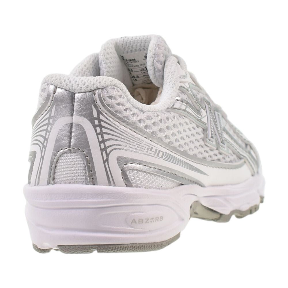 New Balance 740 Bungee Lace Toddlers' Shoes White/Silver