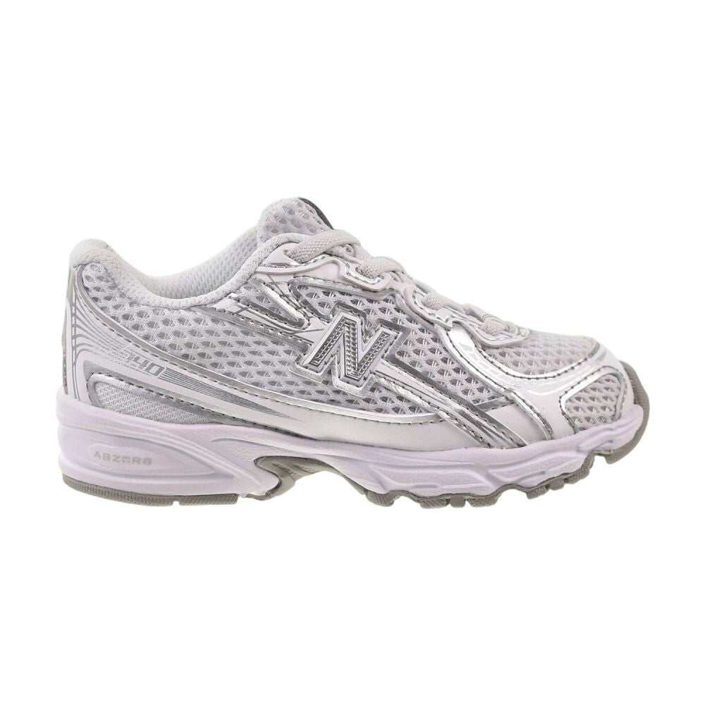 New Balance 740 Bungee Lace Toddlers' Shoes White/Silver