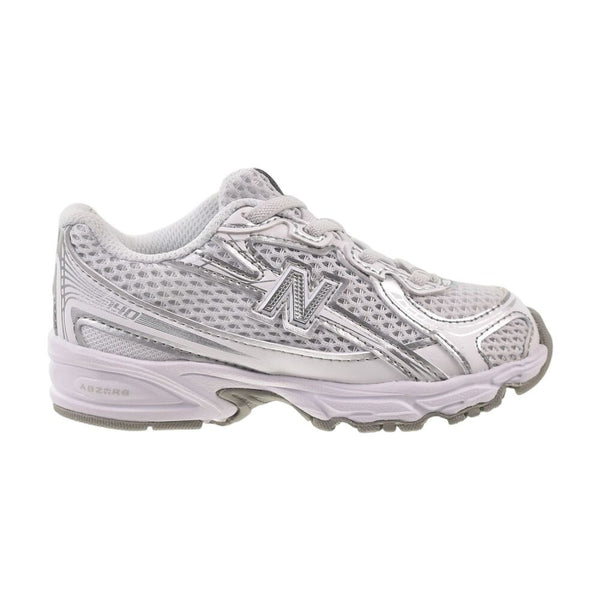 New Balance 740 Bungee Lace Toddlers' Shoes White/Silver