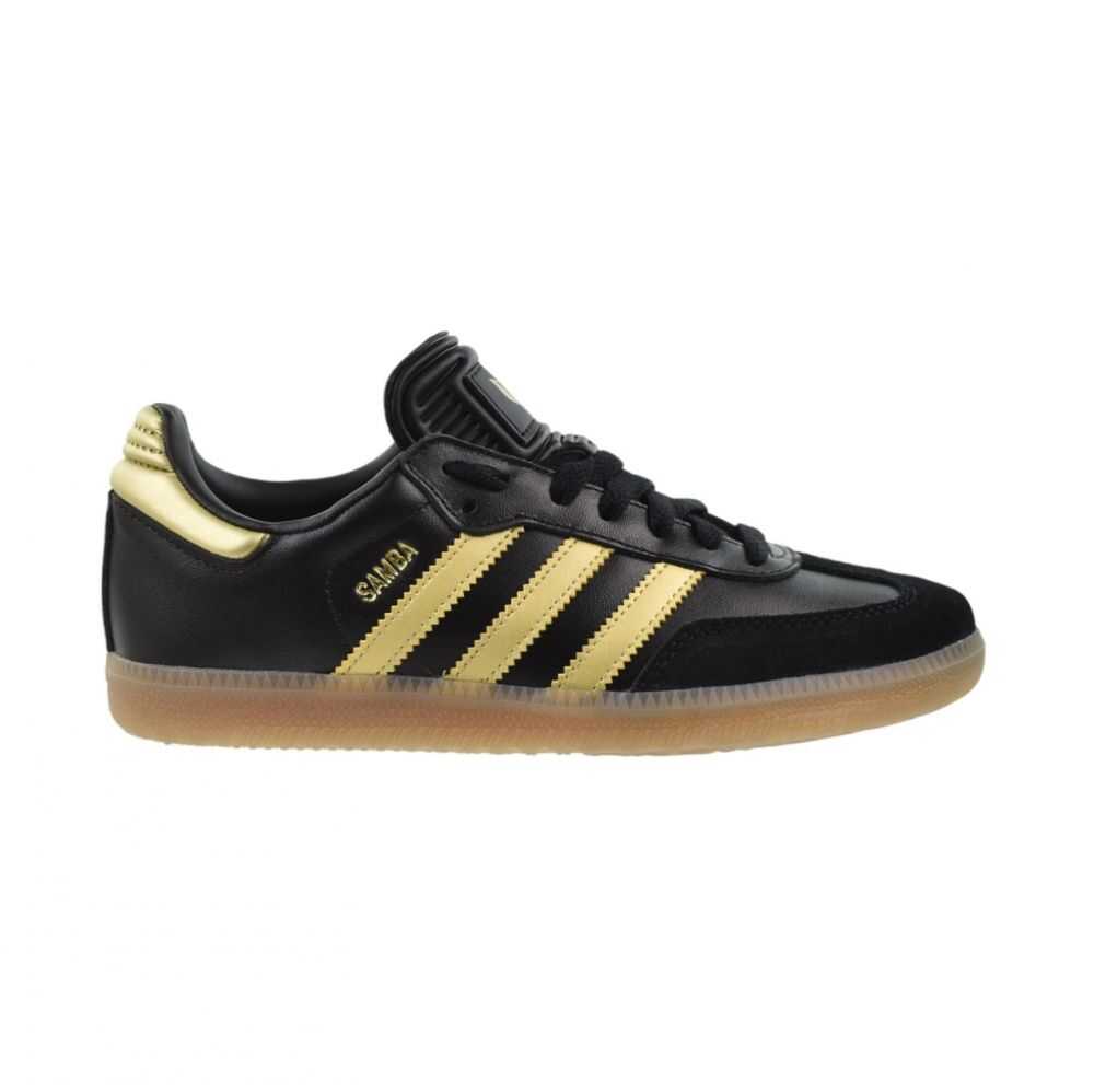 Adidas Samba Messi J Big Kids' Shoes Black/Gold/Gum jh5641