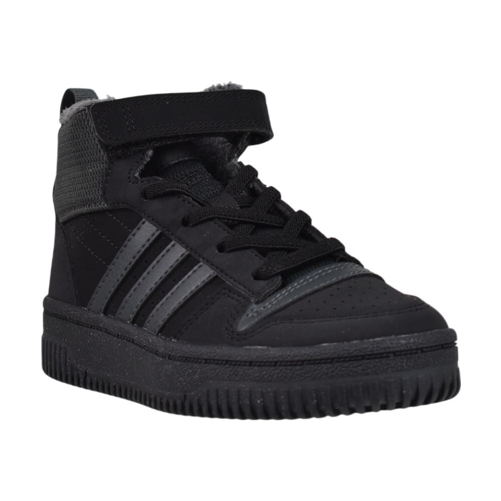 Adidas Break Start Mid Winterized Little Kids' Shoes Black/Grey jh6759