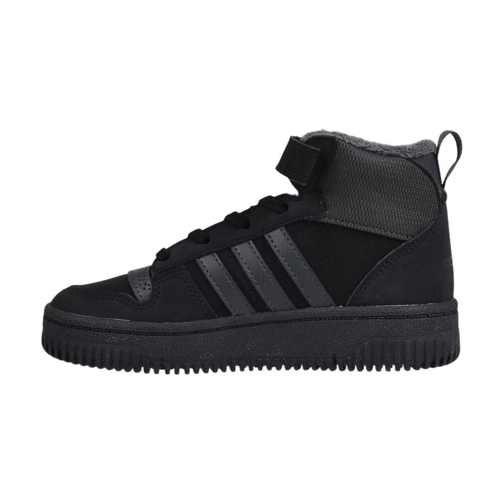 Adidas Break Start Mid Winterized Little Kids' Shoes Black/Grey jh6759