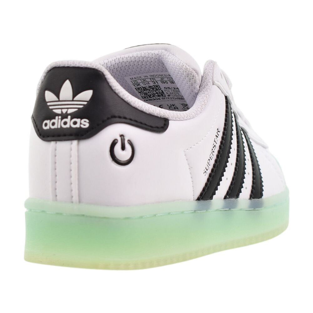 Adidas Superstar LED Lights C Little Kids' Shoes Cloud White ji4376