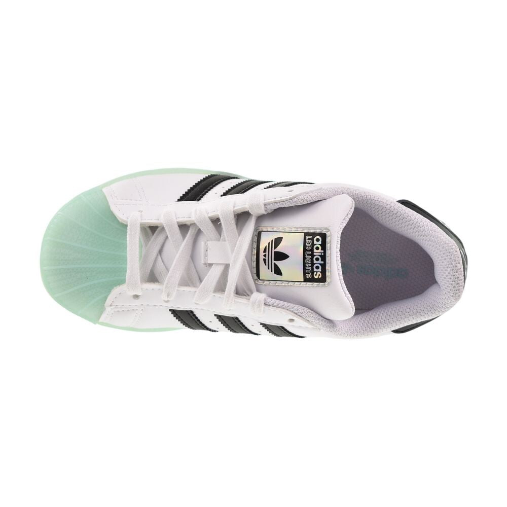 Adidas Superstar LED Lights C Little Kids' Shoes Cloud White ji4376