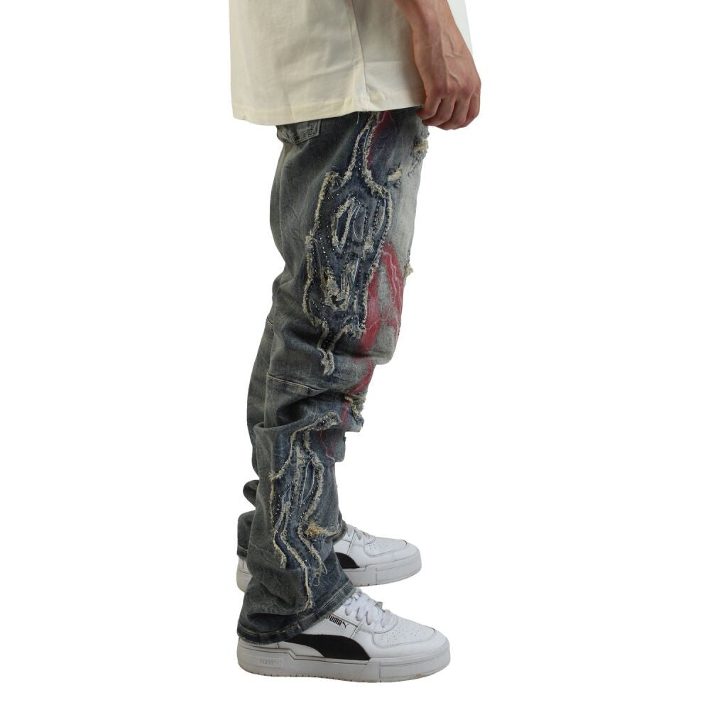 Smoke Rise Paradise Color Weft Men's Jeans jp25529-hb