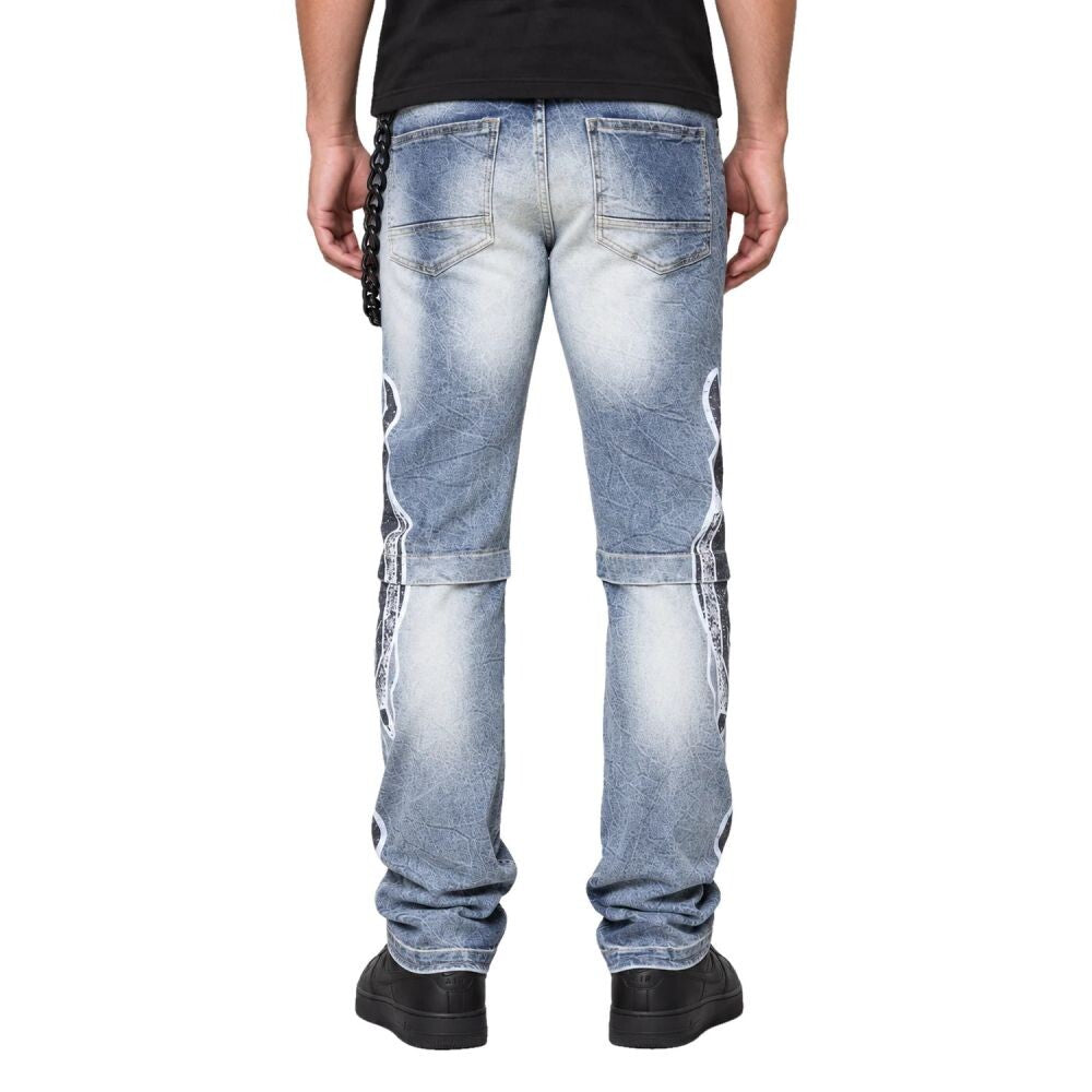 Smoke Rise Unbreakable Men's Jeans Hazel Blue jp25626-hb