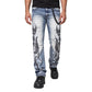 Smoke Rise Unbreakable Men's Jeans Hazel Blue jp25626-hb