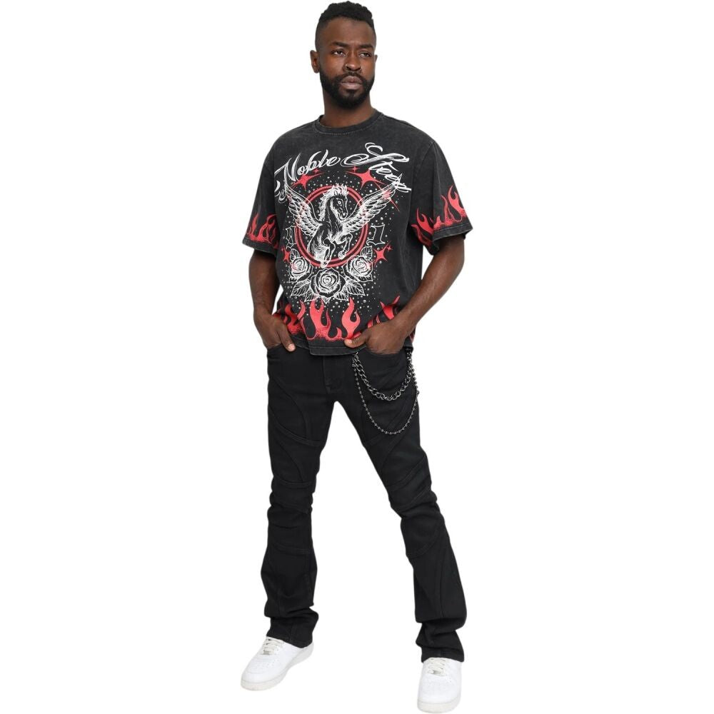 Smoke Rise Engineered Pant Men's Jeans Glow Black jp26s418-gb