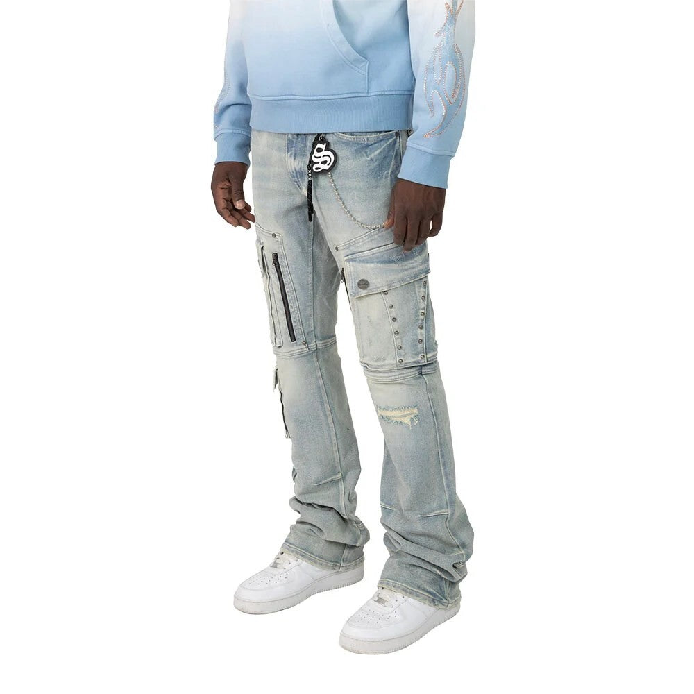 Smoke Rise Utility Men's Jeans Baltic Blue jp26s443-bb