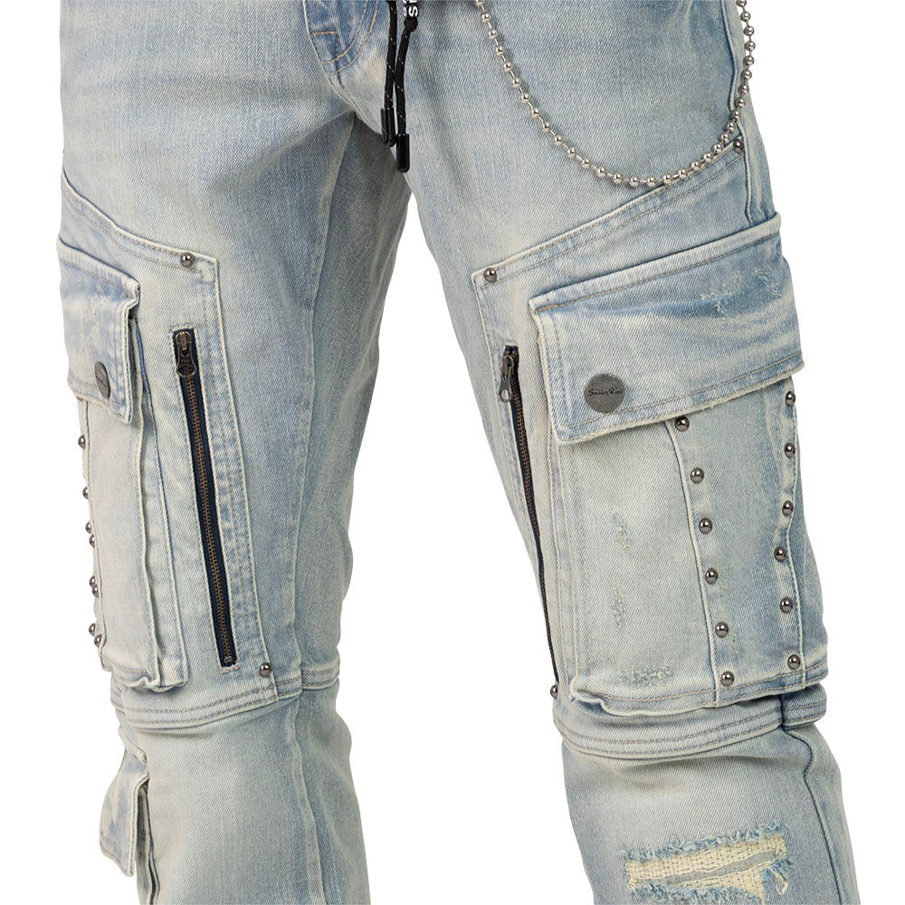 Smoke Rise Utility Men's Jeans Baltic Blue jp26s443-bb