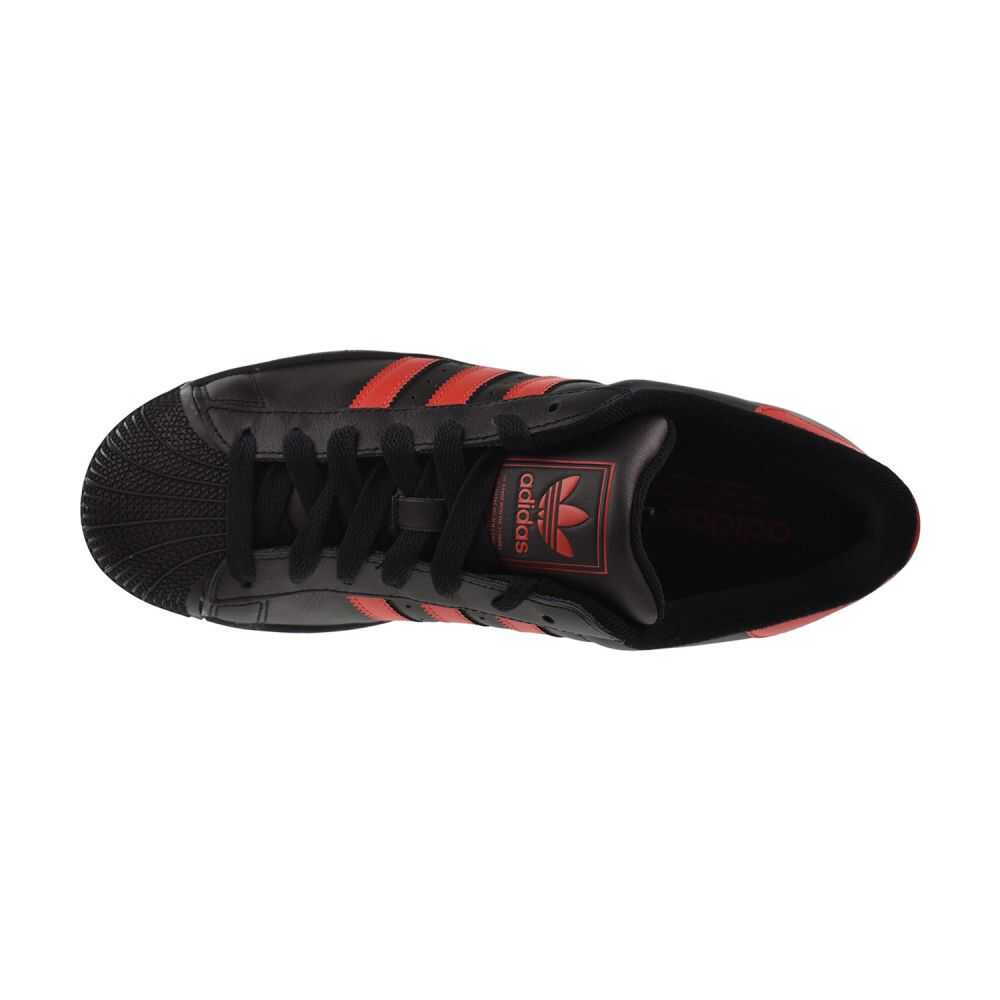 Adidas Superstar II Men's Shoes Black/Better Scarlet/Black jq2309