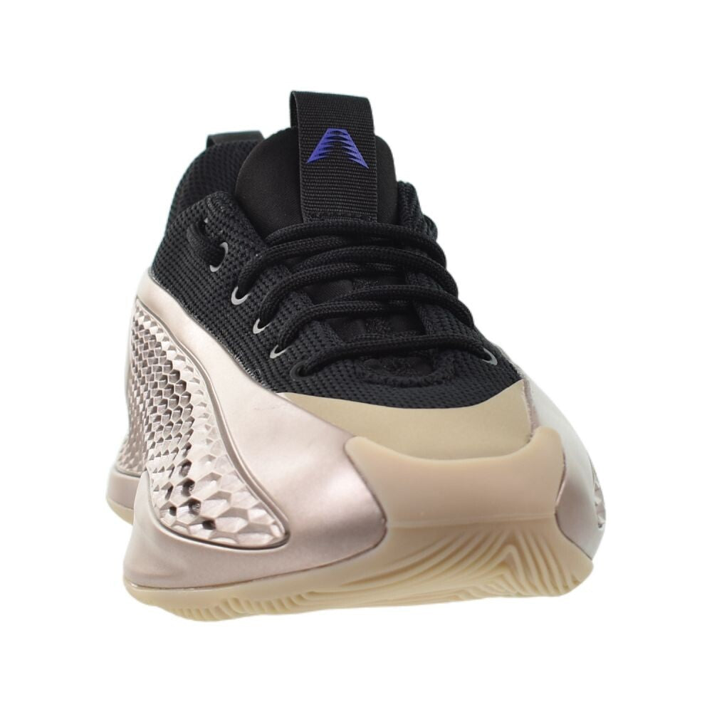 Adidas Anthony Edwards 1 J Low Big Kids' Shoes Champagne Metallic jq6132