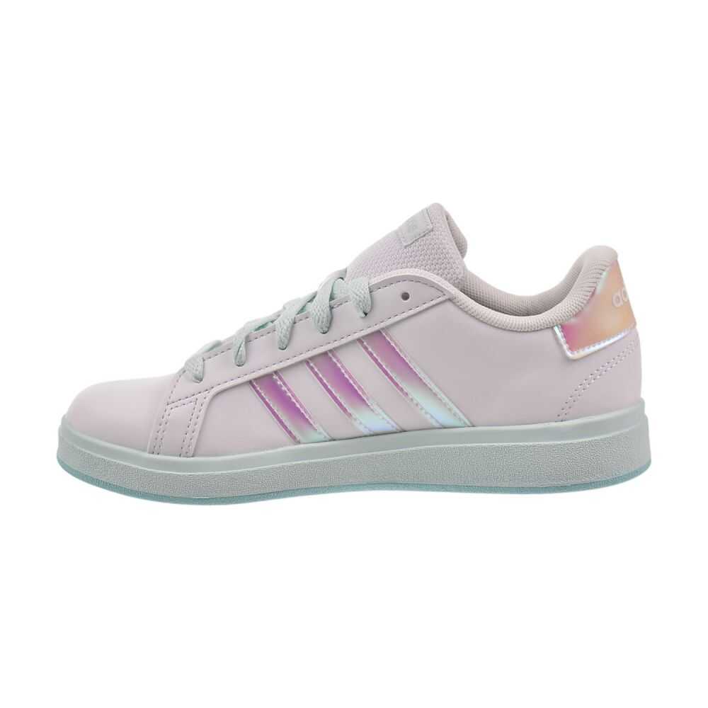 Adidas Grand Court 2.0 K Big Kids' Shoes Ftwr White/Flash Aqua jr6097