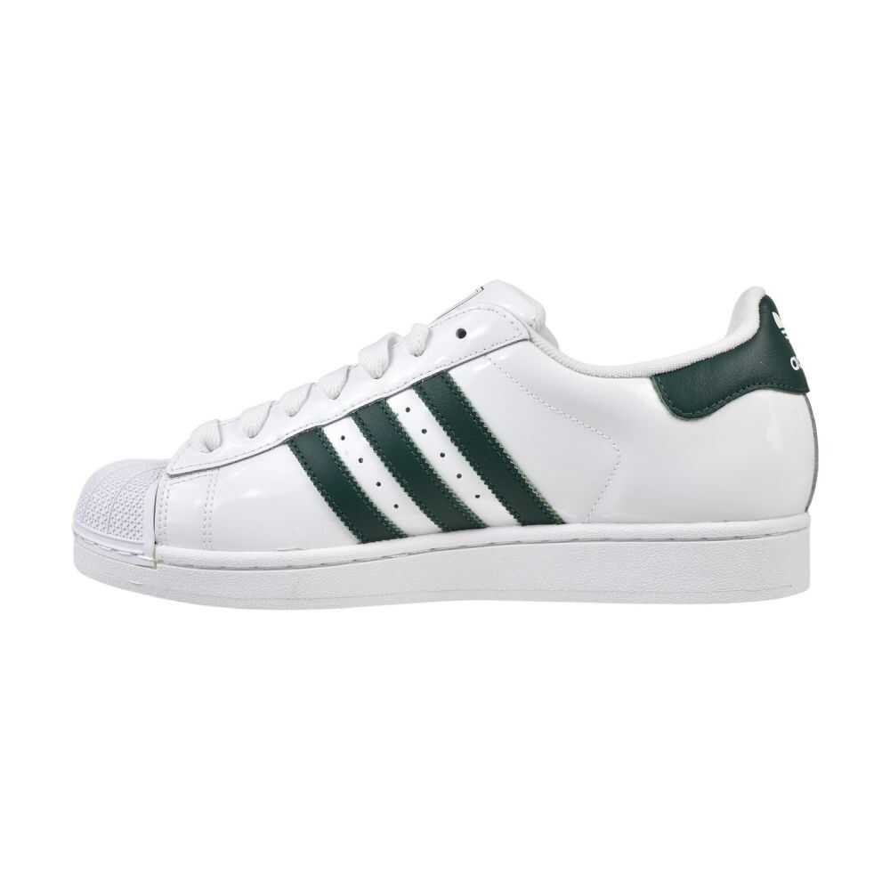 Adidas Superstar II Men's Shoes Cloud White/Collegiate Green jr7314