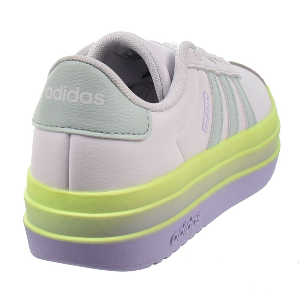 Adidas VL Court Bold J Big Kids' Shoes Footwear White/Halo Mint/Violet Tone js0873