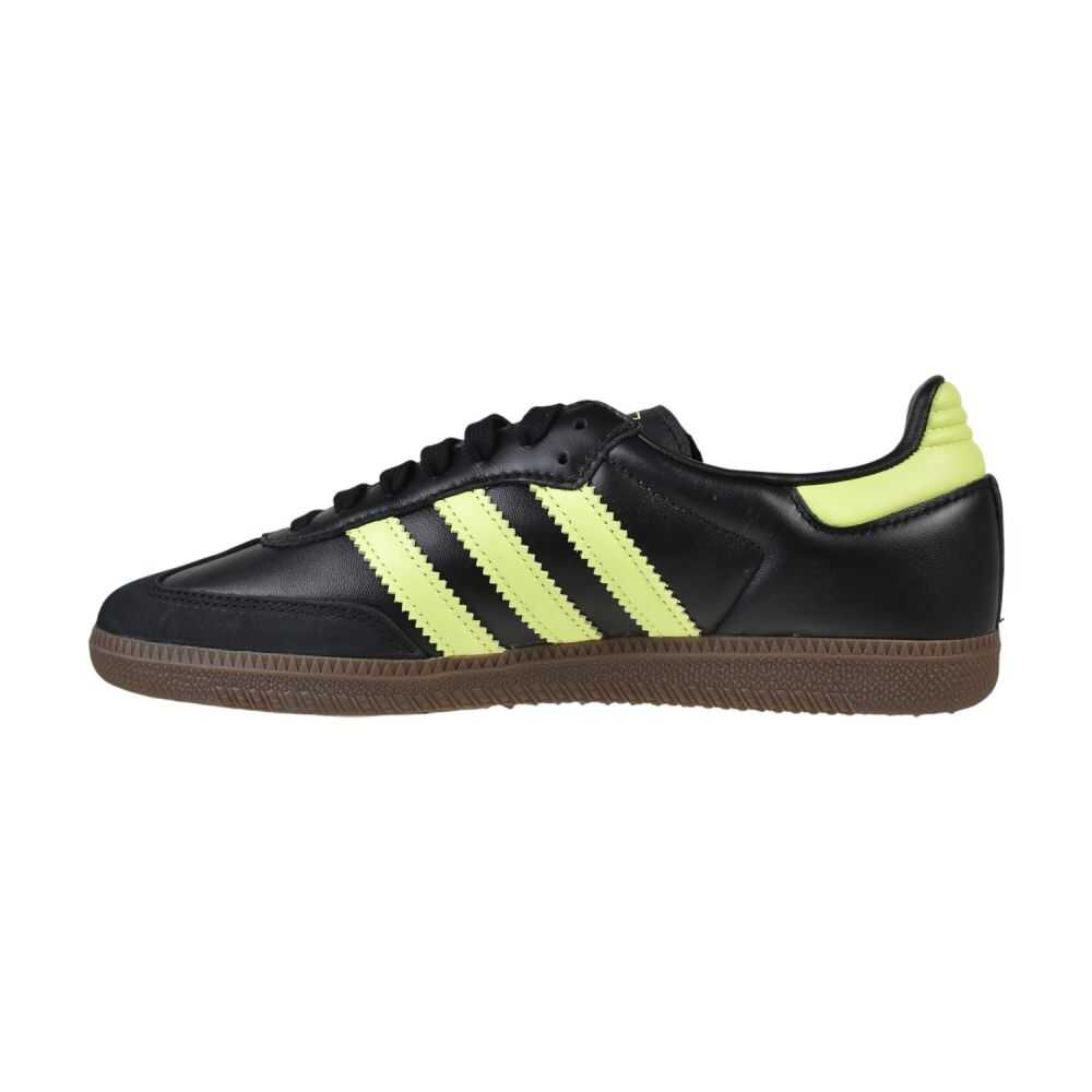 Adidas Samba OG W Women's Shoes Black/Pulse Lime/Gum js1387
